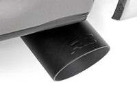 Exhaust Tip | Black | RC Logo | 2.5-3.125 Inch Pipe