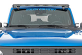 LED Light Kit | Upper Windshield | 50" Black Single Row | Ford Bronco (21-26)