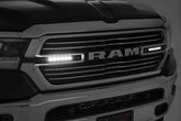 Dual 6in LED Grille Kit | Chrome Slimline | Ram 1500 2WD/4WD (2019-2024)