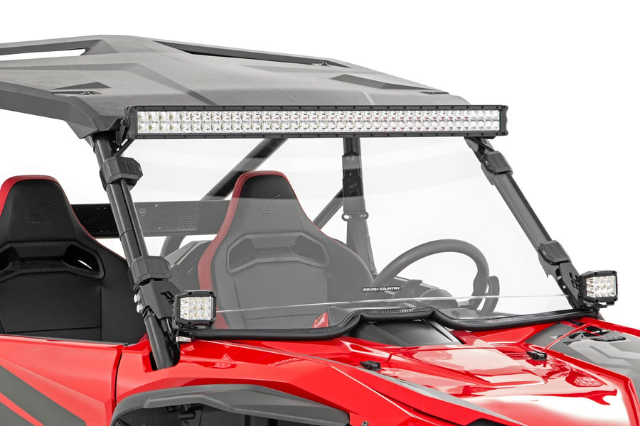 LED Light Kit | Cage Mount | 2" Black Pair | Honda Talon 1000 