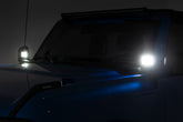 LED Light Kit | Ditch Mount | 2" Black Pair | White DRL | Ford Bronco (21-26)