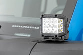 LED Light Kit | Ditch Mount | 2" Black Pair | Amber DRL | Ford Bronco (21-26)