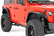 High Clearance LED Flat Fender Flare Kit | UV Treated | Jeep Wrangler JL (2018-2026)