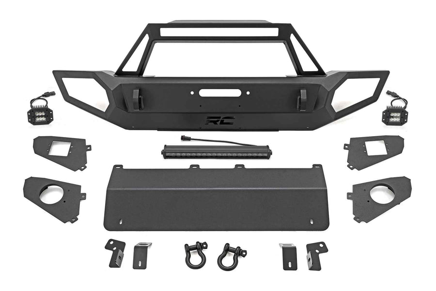 Rough Country Front Winch Bumper | Jeep Gladiator JT/Wrangler JK & JL/Wrangler Unlimited 10585