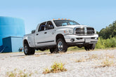 LED Light Kit | Bumper Mount | 20" Black Single Row | White DRL | Ram 2500 (03-18)/3500 (03-18) 