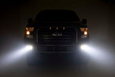 LED Light Kit | Fog Mount | Dual 2" Black Pairs | Spot | Ford F-150 (15-17)