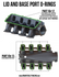 BTR Equalizer 1 Intake Manifold - Cathedral Port - Black Powder Coat - IMA-01-BLK