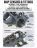 BTR Equalizer 1 Intake Manifold - Cathedral Port - Black Powder Coat - IMA-01-BLK