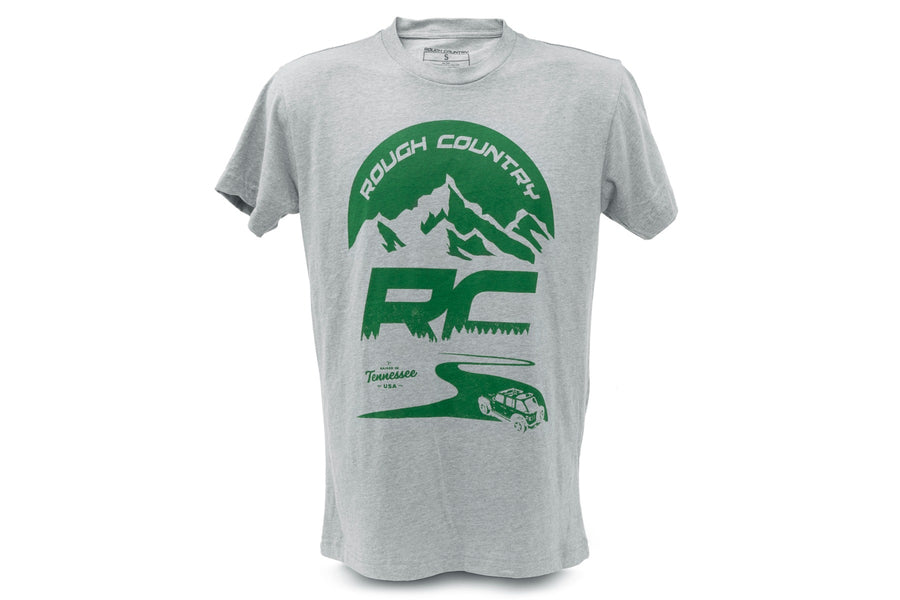 Rough Country T-Shirt | RC Mountains | HEATHER GRAY | XL