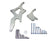 Speed Engineering LS Truck Alternator and Power Steering Conversion Bracket 26-1029