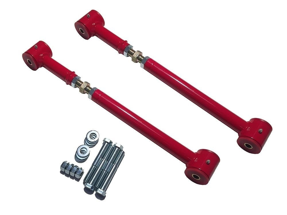 Suspension Engineering Camaro & Firebird Adjustable Lower Control Arms 1982-2002 (Red or Black) 33-1003