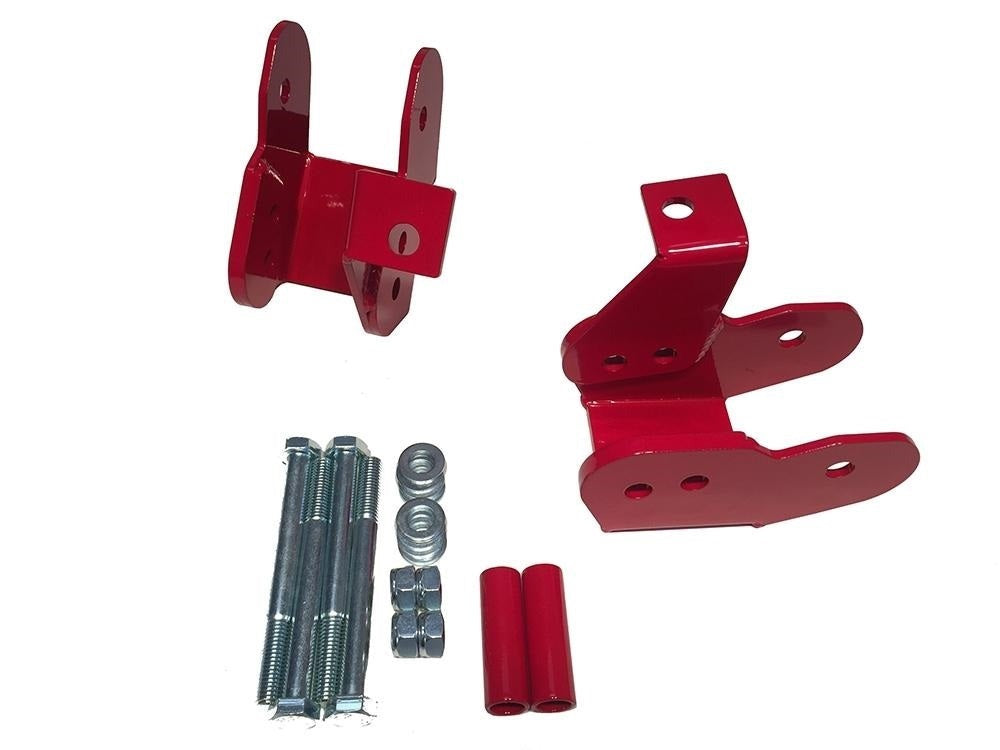 Suspension Engineering Camaro & Firebird Lower Control Arm Relocation Brackets 1982-02 (Red or Black) 33-1006