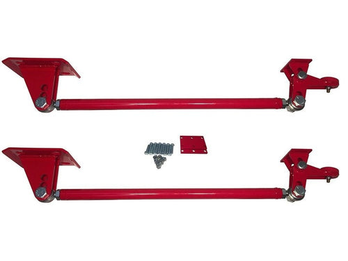 Suspension Engineering 1988-2023 Silverado & Sierra Traction Bars (Flipped or Standard Axle Position)(Red or Black) 33-1014