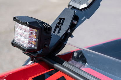 LED Light Kit | Cage Mount | 2" Black Pair | Honda Talon 1000