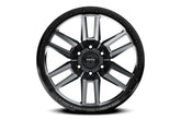 Torque Pritchett | Anthracite w/Black Lip | 17x9 | 6x5.5 | 0mm