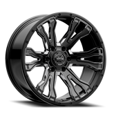 Torque Prime | Gloss Black w/Milled Accent | 20x9 | 6x5.5 | -12mm