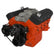 CVF Racing BBC V-Belt Alternator System, Long Water Pump in Stealth Black, part number B-454-ALT-SYSTEM-C-LWP