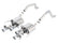 Borla 15 Chevy Corvette C7 ZO6 6.2L w/o AFM w/ NPP ATAK Quad RD RL AC Tips Center Rear Exit Exhaust