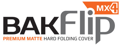 BAK BAKFlip MX4 Tonneau Cover — 2020-2026 Chevy Silverado 2500/3500 HD & GMC Sierra 2500/3500 HD | 8ft Bed, Hard Folding | BAK448134