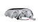 ANZO 1996-1998 Honda Civic Projector Headlights w/ Halo Black