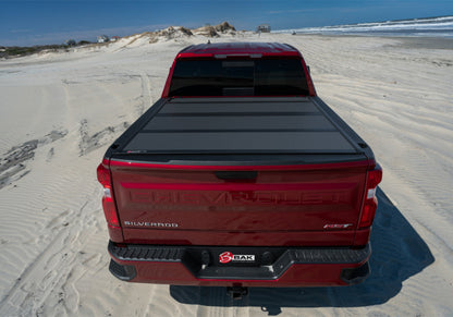 BAK BAKFlip MX4 Tonneau Cover — 2019-2026 Chevy Silverado 1500 & GMC Sierra 1500 | 5ft 8in Bed (Carbon Pro Bed), Hard Folding | BAK448135