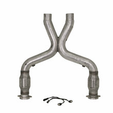 Load image into Gallery viewer, BBK 11-14 Mustang 5.0 Short Mid X Pipe With Catalytic Converters 3.0 For BBK Long Tube Headers