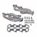 BBK 04-08 Dodge Ram 1500 5.7L Shorty Tuned Length Exhaust Headers - 1-3/4 Silver Ceramic (Excl 2500)