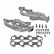 BBK 04-08 Dodge Ram 1500 5.7L Shorty Tuned Length Exhaust Headers - 1-3/4 Silver Ceramic (Excl 2500)