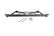 BMR 16-17 6th Gen Camaro Rear Of Rear Cradle Brace - Black Hammertone