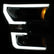 ANZO 2015-2017 Ford F-150 Projector Headlights w/ Plank Style Switchback Black w/ Amber