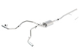 Borla 14 Silv/Sierra C/B Exhaust ATAK 1500 5.3L V8 AT/MT 2&4WD Ext Cab Split Side Exit