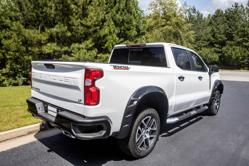 Bushwacker 19-21 Chevrolet Silverado 1500 DRT Style Flares 4pc - Black