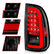 ANZO 00-06 Toyota Tundra LED Taillights w/ Light Bar Black Housing Clear Lens