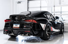 Load image into Gallery viewer, AWE 2020 Toyota Supra A90 Non-Resonated Touring Edition Exhaust - 5in Chrome Silver Tips