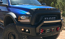 Load image into Gallery viewer, AVS 2019 Dodge Ram 1500 Aeroskin Low Profile Hood Shield w/ Lights - Black