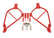 BMR 14-17 Chevy SS Sedan Bolt-On Subframe Connectors - Red
