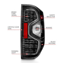 Load image into Gallery viewer, ANZO 2014-2015 Toyota Tundra LED Taillights Black