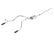 Borla 14 Sierra 1500 C/B S-Type Exhaust/2.75in Into Dual 2.25in Out 4in Split Rear Exit-Black Chrome
