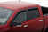 AVS 09-18 Dodge RAM 1500 Crew Cab Ventvisor In-Channel Front & Rear Window Deflectors 4pc - Smoke