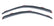 AVS 17-18 Nissan Titan Standard Cab Ventvisor In-Channel Window Deflectors 2pc - Smoke