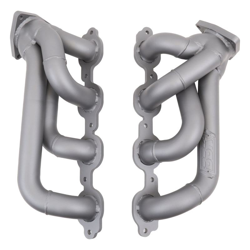 BBK 14-18 GM Truck 5.3/6.2 1 3/4in Shorty Tuned Length Headers - Titanium Ceramic