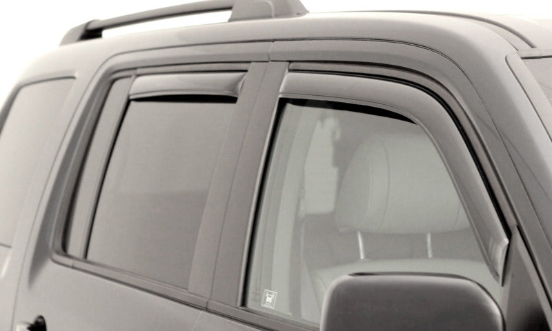 AVS 14-18 Jeep Cherokee Ventvisor In-Channel Front & Rear Window Deflectors 4pc - Smoke