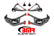 BMR 70-81 2nd Gen F-Body Upper And Lower A-Arm Kit - Black Hammertone