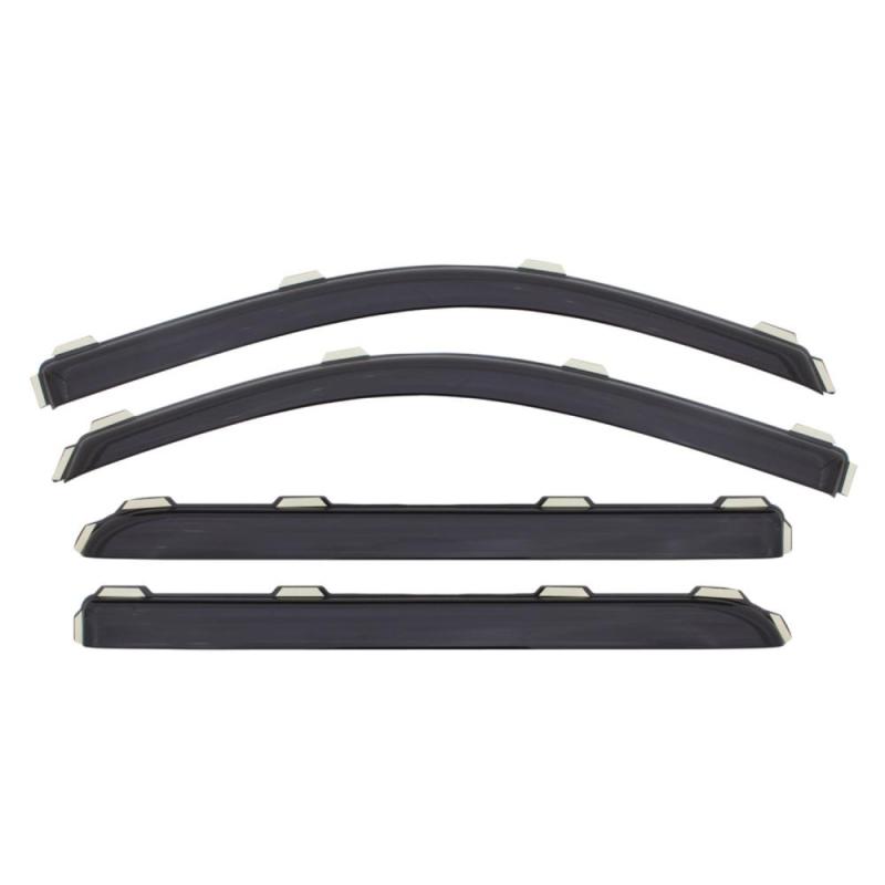 AVS 14-18 Subaru Forester Ventvisor In-Channel Front & Rear Window Deflectors 4pc - Smoke