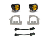 Baja Designs 21+ Ford Bronco Sport S1 WC LED Fog Pocket Light Kit - Amber