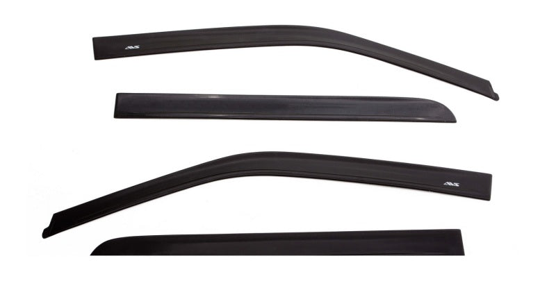 AVS 15-18 Ford F-150 Supercrew Ventvisor Low Profile Window Deflectors 4pc - Matte Black