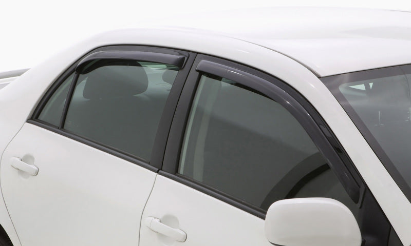 AVS 07-11 Toyota Camry Ventvisor In-Channel Front & Rear Window Deflectors 4pc - Smoke