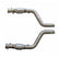 BBK 05-15 Dodge Challenger Charger Short Mid X Pipe w/Catalytic Converters 2-3/4 For LT Headers
