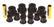 Prothane 76-86 Jeep CJ5/CJ7 Front Spring & Shackle Bushings - Black