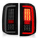 ANZO 2007-2013 Chevrolet Silverado1500/ 2500/ 3500 LED Tail Lights w/ Light Bar Black Housing Smoke